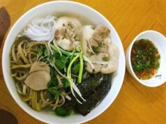 Bún bung hoa chuối – vị chát độc đáo làm nên hồn quê Hưng Yên